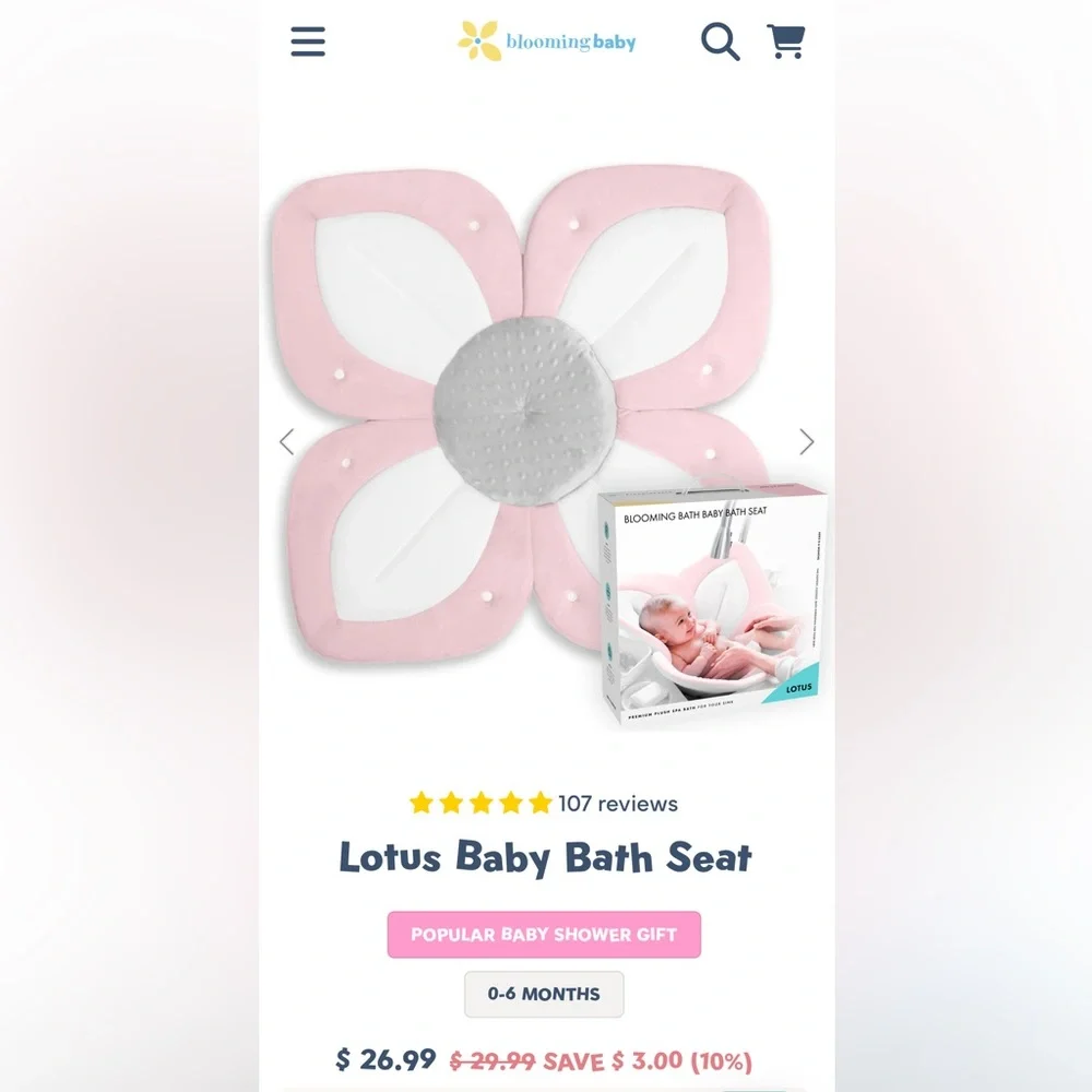 BLOOMING BATH FOR BABIES